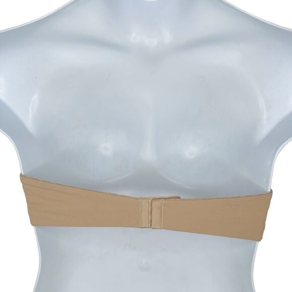 Soma Embraceable Multiway Strapless Bra sz 38C * Warm Amber Nude Beige Neutral - Picture 3 of 4